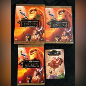 The Lion King| DVD| Platinum Edition| 2 Disc Set| Special Features| Disney